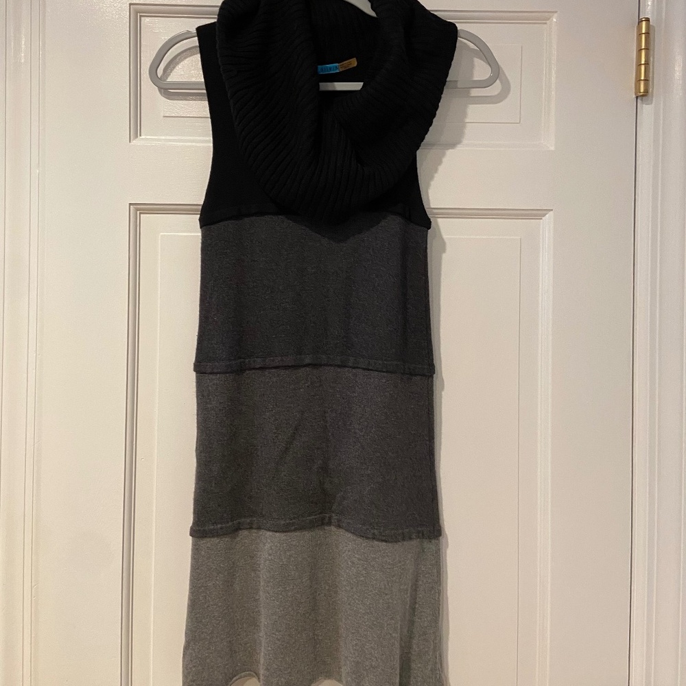 Alice + Olivia Sleeveless Cowl Neck Turtleneck Sweater Dress Sz XS
